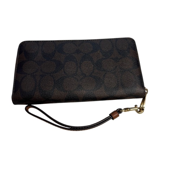 Coach Signature Brown Wallet/Wristlet - Picture 13 of 13